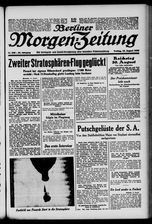Berliner Morgen-Zeitung vom 19.08.1932