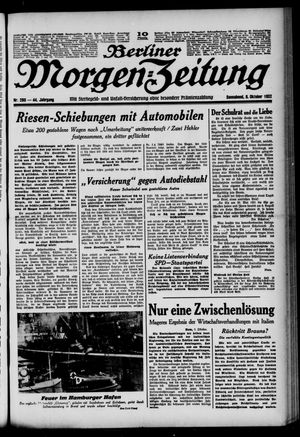 Berliner Morgen-Zeitung vom 08.10.1932