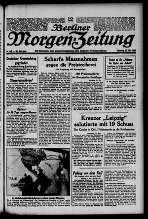 Berliner Morgen-Zeitung vom 23.05.1933
