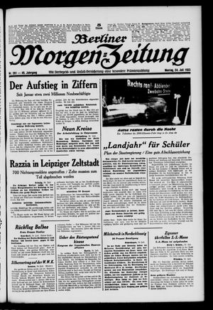 Berliner Morgen-Zeitung vom 24.07.1933