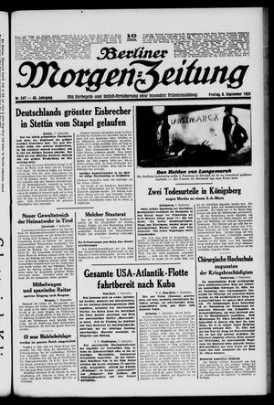 Berliner Morgen-Zeitung vom 08.09.1933