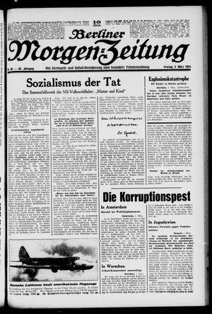 Berliner Morgen-Zeitung vom 02.03.1934