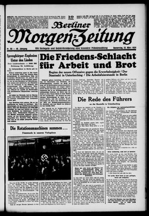 Berliner Morgen-Zeitung vom 22.03.1934