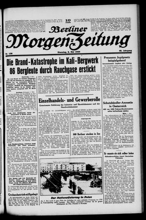 Berliner Morgen-Zeitung vom 08.05.1934