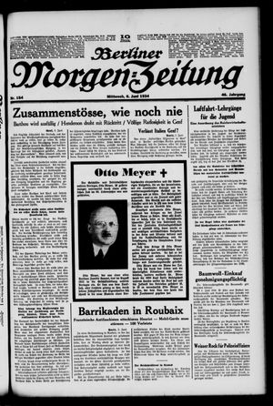Berliner Morgen-Zeitung vom 06.06.1934