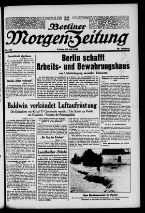 Berliner Morgen-Zeitung vom 20.07.1934