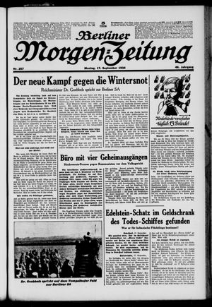 Berliner Morgen-Zeitung on Sep 17, 1934