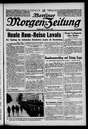 Berliner Morgen-Zeitung vom 03.01.1935