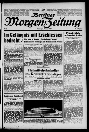Berliner Morgen-Zeitung vom 06.01.1935