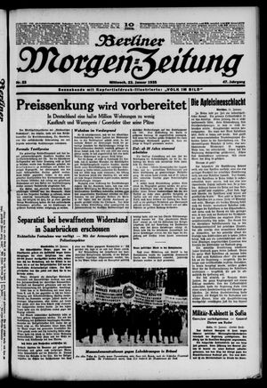 Berliner Morgen-Zeitung on Jan 23, 1935