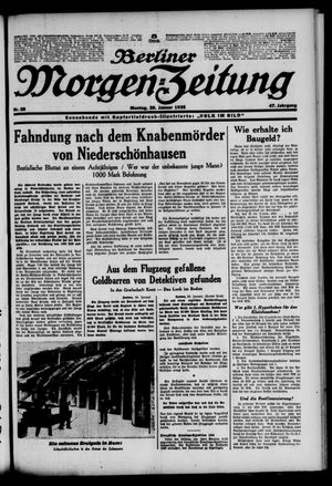 Berliner Morgen-Zeitung vom 28.01.1935