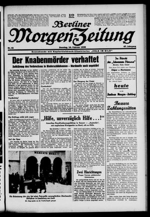 Berliner Morgen-Zeitung vom 10.02.1935