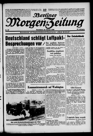 Berliner Morgen-Zeitung vom 16.02.1935