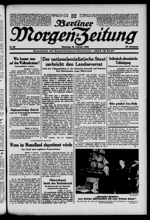 Berliner Morgen-Zeitung vom 19.02.1935