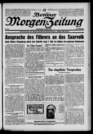 Berliner Morgen-Zeitung vom 02.03.1935
