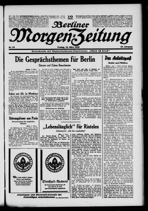 Berliner Morgen-Zeitung vom 15.03.1935