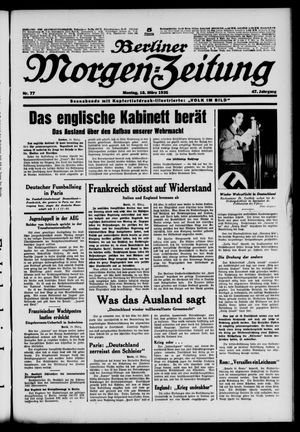 Berliner Morgen-Zeitung vom 18.03.1935