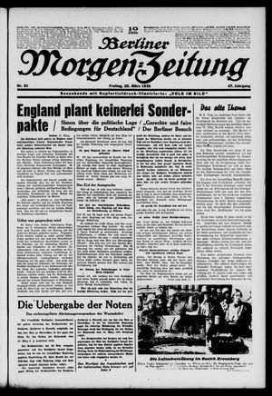 Berliner Morgen-Zeitung vom 22.03.1935