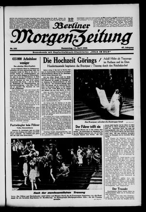 Berliner Morgen-Zeitung vom 11.04.1935