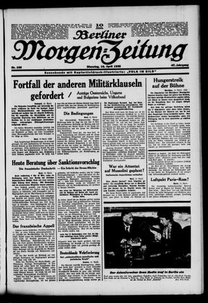 Berliner Morgen-Zeitung vom 16.04.1935