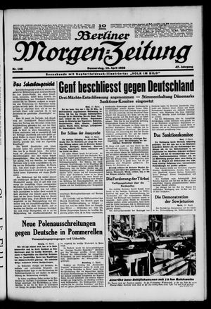 Berliner Morgen-Zeitung vom 18.04.1935