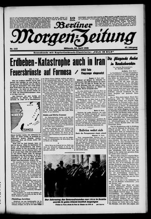 Berliner Morgen-Zeitung vom 24.04.1935