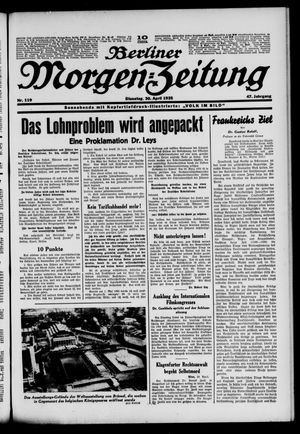 Berliner Morgen-Zeitung vom 30.04.1935