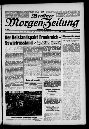 Berliner Morgen-Zeitung vom 04.05.1935