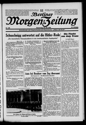 Berliner Morgen-Zeitung on May 30, 1935