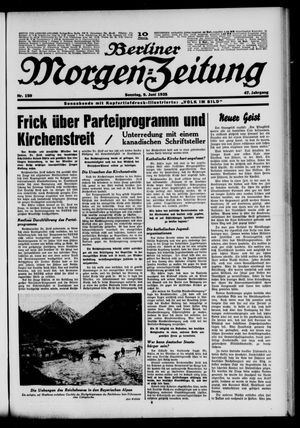 Berliner Morgen-Zeitung vom 09.06.1935
