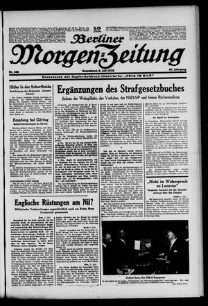 Berliner Morgen-Zeitung vom 06.07.1935