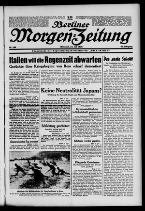 Berliner Morgen-Zeitung vom 10.07.1935
