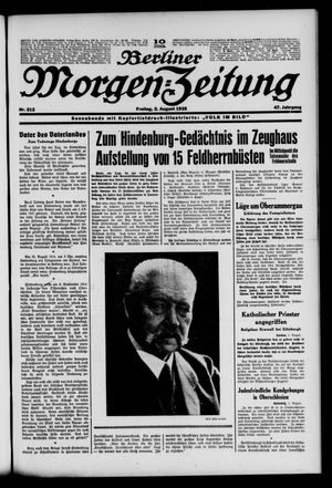 Berliner Morgen-Zeitung on Aug 2, 1935
