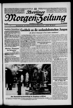 Berliner Morgen-Zeitung vom 03.08.1935