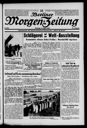 Berliner Morgen-Zeitung vom 06.08.1935