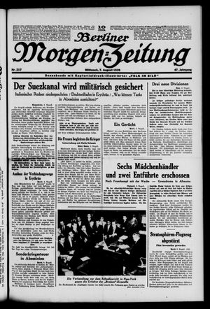 Berliner Morgen-Zeitung vom 07.08.1935