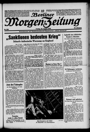 Berliner Morgen-Zeitung vom 23.08.1935