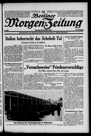 Berliner Morgen-Zeitung vom 22.10.1935