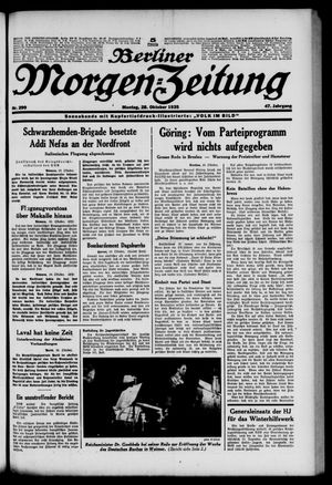 Berliner Morgen-Zeitung vom 28.10.1935