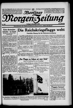 Berliner Morgen-Zeitung vom 08.11.1935