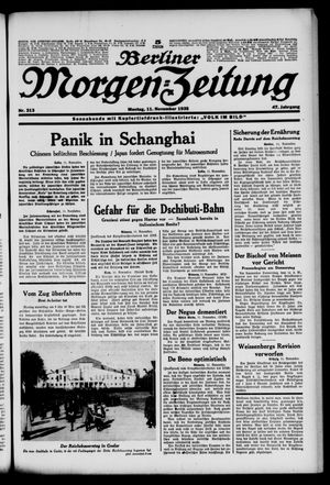 Berliner Morgen-Zeitung vom 11.11.1935