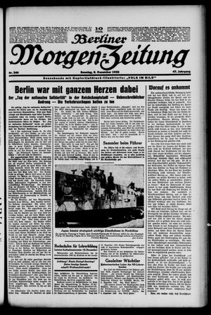 Berliner Morgen-Zeitung vom 08.12.1935