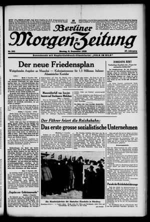 Berliner Morgen-Zeitung vom 09.12.1935