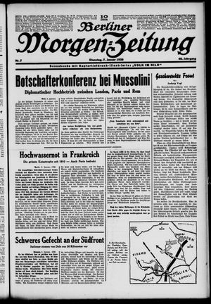 Berliner Morgen-Zeitung vom 07.01.1936
