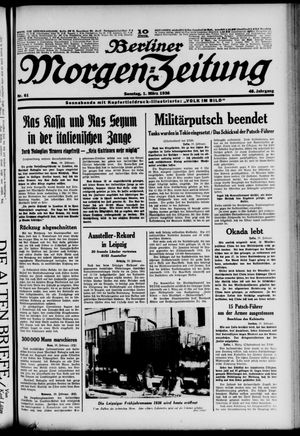 Berliner Morgen-Zeitung vom 01.03.1936