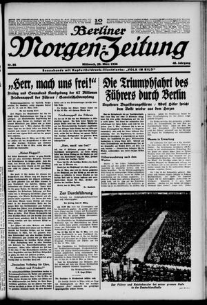 Berliner Morgen-Zeitung on Mar 25, 1936