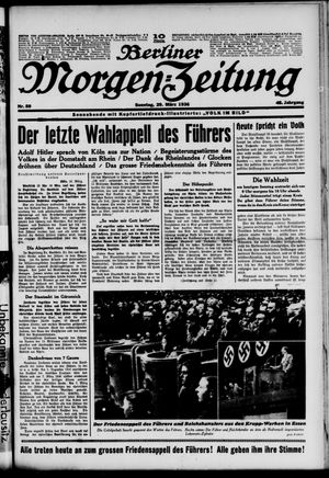 Berliner Morgen-Zeitung vom 29.03.1936