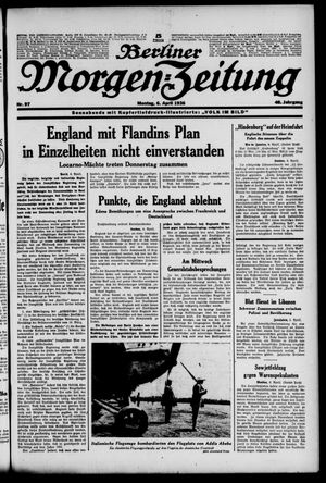 Berliner Morgen-Zeitung vom 06.04.1936