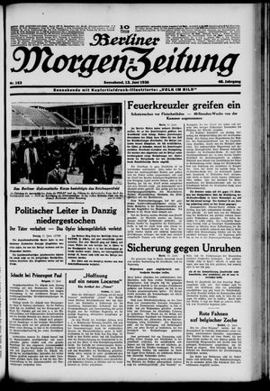 Berliner Morgen-Zeitung vom 13.06.1936
