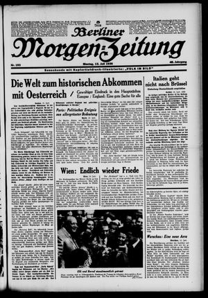 Berliner Morgen-Zeitung vom 13.07.1936